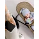 Шезлонг Amarobaby Baby Time AB21-25BT/03 бежевый