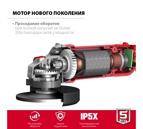 Угловая шлифмашина Зубр Мастер УШМ-125-1205 Э