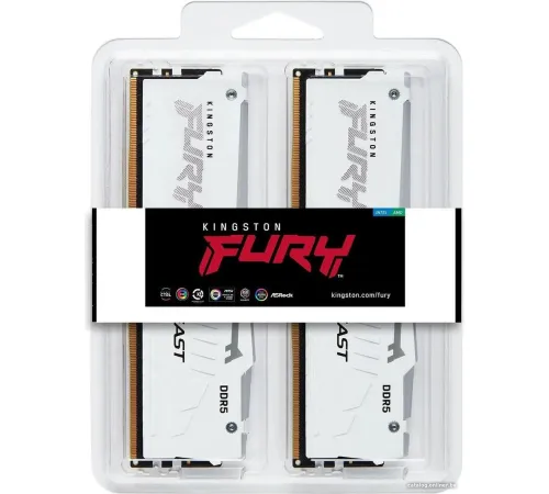 Оперативная память Kingston FURY Beast RGB 2x16ГБ DDR5 5600 МГц KF556C40BWAK2-32
