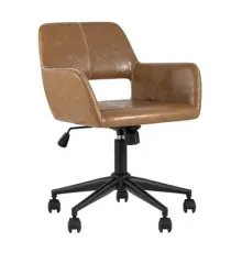 Офисное кресло Stool Group Филиус искусственная кожа коричневый