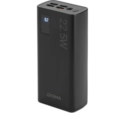 Внешний аккумулятор Digma DGPF30A 30000mAh черный