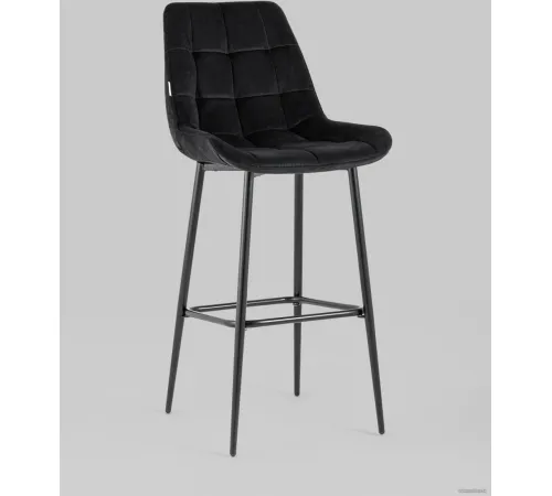 Стул Stool Group Флекс велюр барный черный