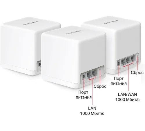 Wi-Fi система Mercusys Halo H60X 3 шт