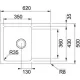 Кухонная мойка Franke Orion OID 611-62 114.0443.356 оникс