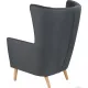 Интерьерное кресло Mio Tesoro Саари dark grey