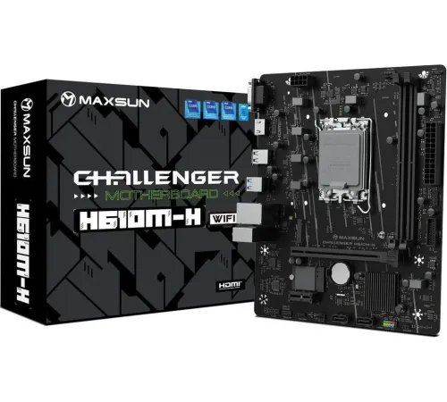 Материнская плата Maxsun Challenger H610M-H V1 WiFi