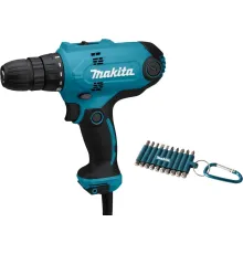 Дрель-шуруповерт Makita DF0300X3 набор оснастки