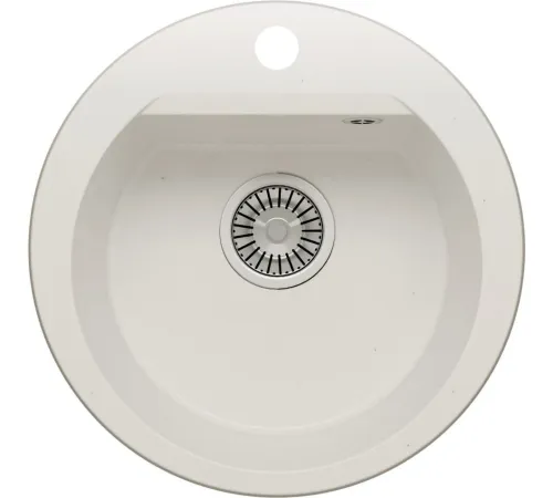 Кухонная мойка Polygran Atol-460 белый хлопок 36