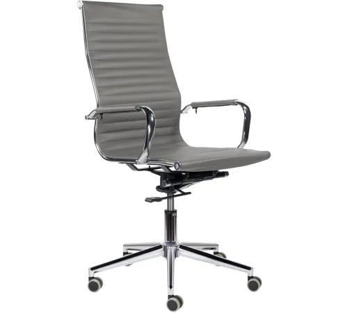 Кресло Brabix Premium Intense EX-531 экокожа/хром темно-серый