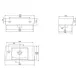 Умывальник CeraStyle City TB002F22R00