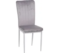 Стул Mio Tesoro Луи DC-060A G062-37 серый/белый