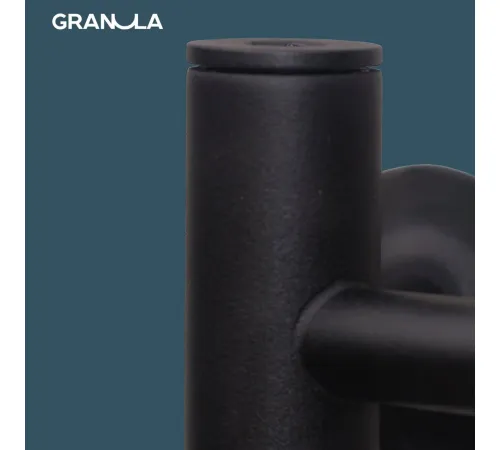 Полотенцесушитель Granula Классик 50x60 боковое подключение, черный матовый