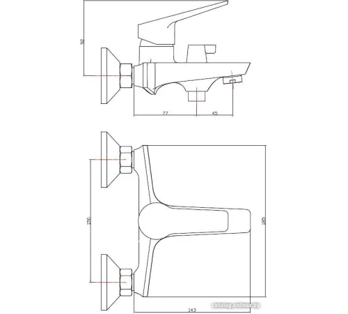 Смеситель Esko Murano MR 54