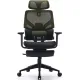 Кресло CACTUS CS-CHR-MC01-LGNBK черный/салатовый