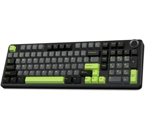 Клавиатура AULA F99 Pro черный/белый/зеленый, Leobog Star Vector