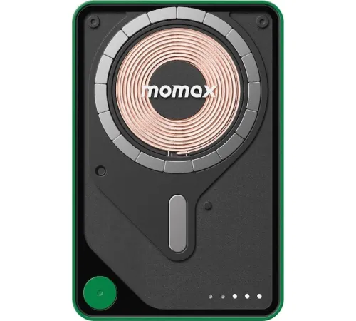 Внешний аккумулятор Momax 1-Power X Pro Magnetic Built-In USB-C IP131 5000mAh зеленый