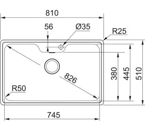 Кухонная мойка Franke BCX 610-81 101.0689.879 стальной