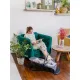 Шезлонг Amarobaby Baby Time AB21-25BT/09 черный