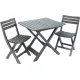 Набор садовой мебели Ipae Progarden Camping SET018AN антрацит