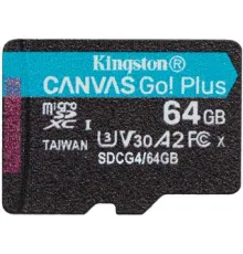 Карта памяти Kingston Canvas Go! Plus microSDXC 64GB SDCG4/64GB