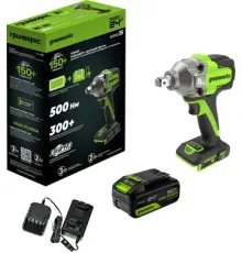 Гайковерт Greenworks IW5500 3805007CUG с 1-им АКБ