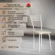 Стул Mio Tesoro Сигма бежевый/белый