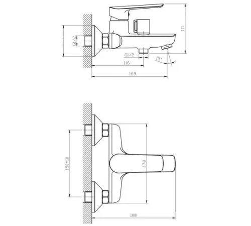 Смеситель Esko Lagos LG 54