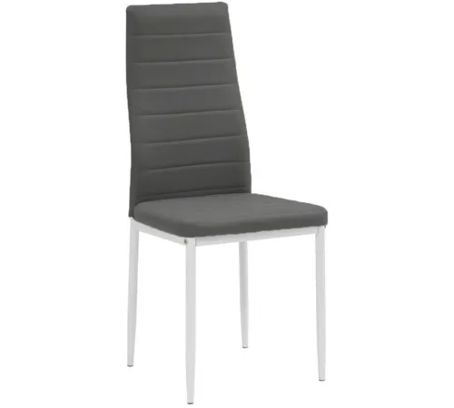 Стул Mio Tesoro Джия DC-060KD серый/белый
