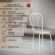 Стул Mio Tesoro Тюльпан Плюс бежевый/белый