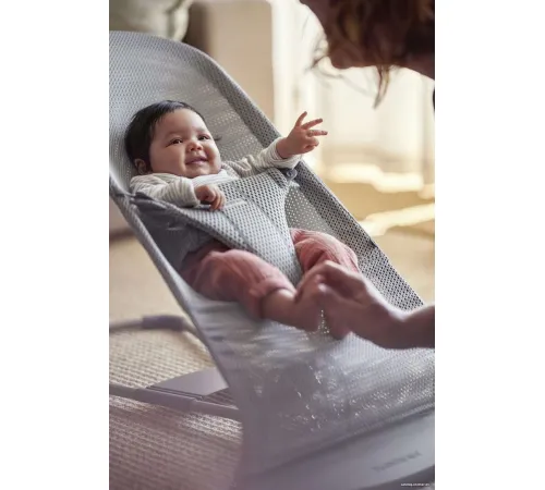 Шезлонг BabyBjorn Bliss Mesh сетка, grey