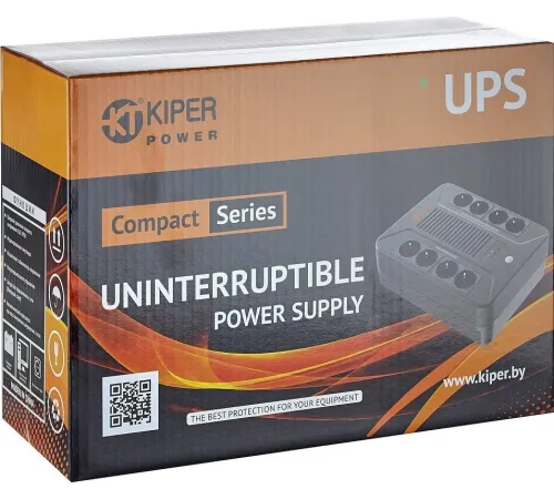 Источник бесперебойного питания Kiper Power Compact B1000 1000VA/600W