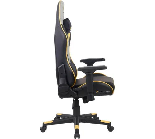 Игровое геймерское кресло Evolution Tactic PRO Special edition D2 черный/серый/желтый
