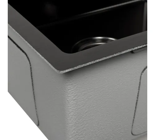 Кухонная мойка ARFEKA ECO AR 450*500 BLACK PVD NANO DECOR