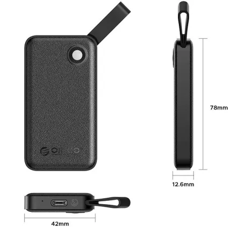 Внешний накопитель Orico B5 512GB черный