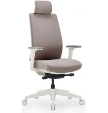 Офисное кресло SitZone CH-K55A-BS ткань, бежевый, пластик, корпус белый