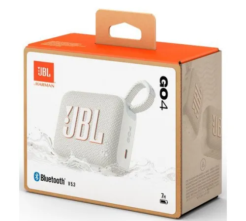 Беспроводная колонка JBL Go 4 белый