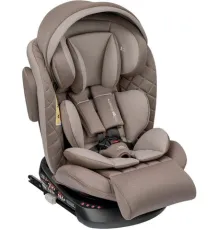 Детское автокресло Indigo Smart Plus Isofix бежевый/коричневый