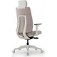 Офисное кресло SitZone CH-K55A-BS ткань, бежевый, пластик, корпус белый