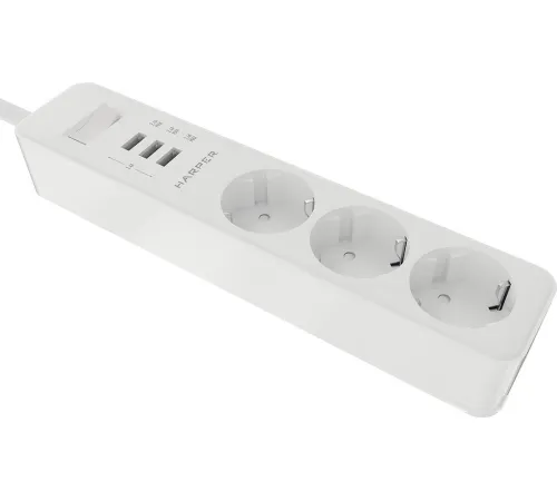 Сетевой фильтр Harper UCH-325 белый