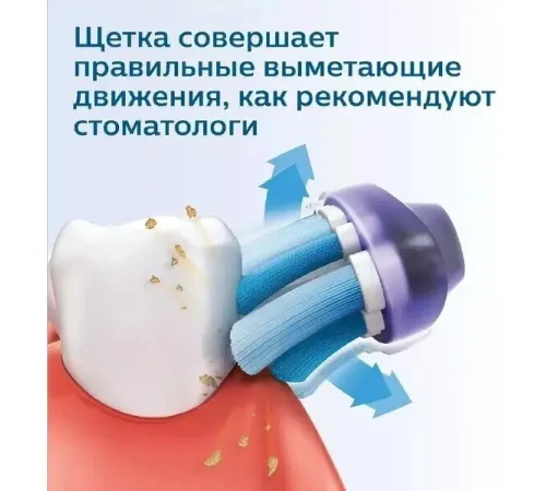 Электрическая зубная щетка Oral-B Vitality D100 Starterkit + 2 насадки серый