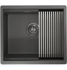 Кухонная мойка Granula GR-5045U графит матовый