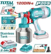 Краскораспылитель Total TSGLI200414 с 2-мя АКБ