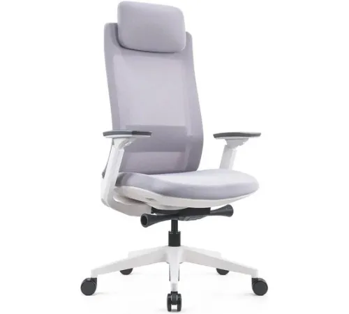 Офисное кресло SitZone E-VL002A-BS сетка, ткань, пластик, серый
