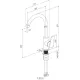 Смеситель Milardo Meal M01BNJ0M05