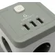 Сетевой фильтр Cablexpert TWR-4-U3-W-3