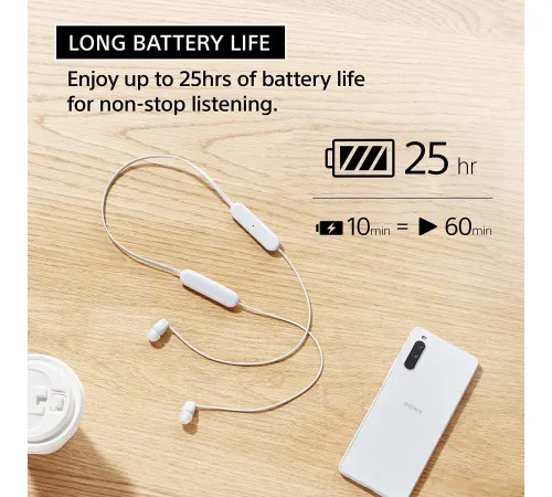 Наушники Sony WI-C100 синий