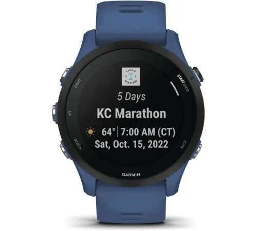 Умные часы Garmin Forerunner 255 темно-синий/черный