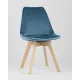 Стул Stool Group Frankfurt велюр синий