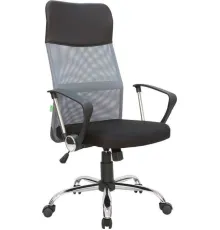 Кресло Mio Tesoro Монте AF-C9767 черный/серый