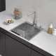 Кухонная мойка ARFEKA ECO AR мойка 450*500, коландер F, дозатор SATIN DECOR MILLET